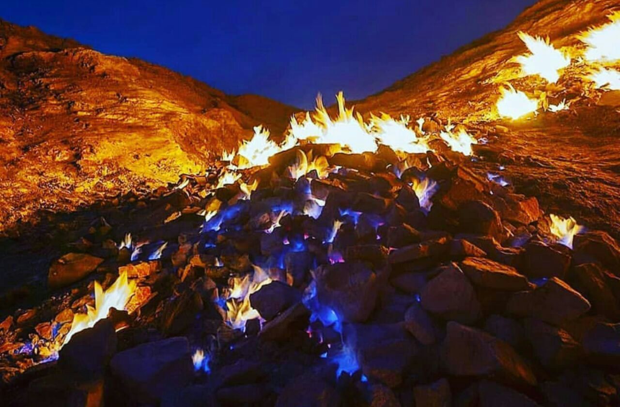 تور زیگورات ، آبادان ، آتش کوه 27 اسفند